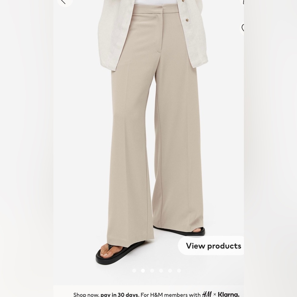 H&M Wide Leg Dress Pant